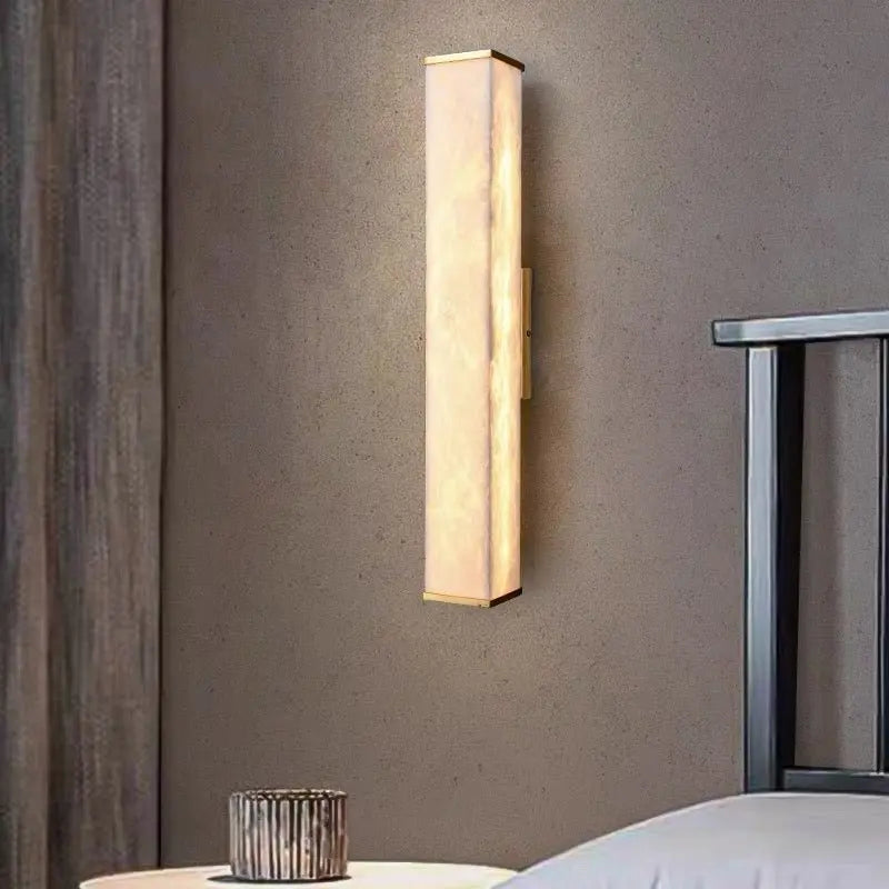 Real Alabaster Wall Sconce For Living Room    Wall Sconce [product_tags] Fabtiko