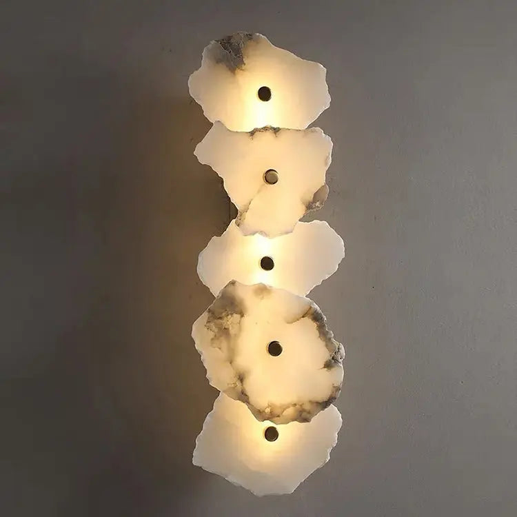 Real Alabaster Wall Sconces Modern    Wall Sconce Fabtiko