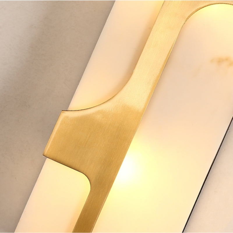 Bedroom Linear Alabaster Wall Sconces Light Fixture