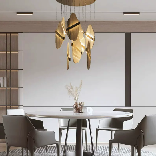 Duplex Living Room Spanish Alabaster Chandelier