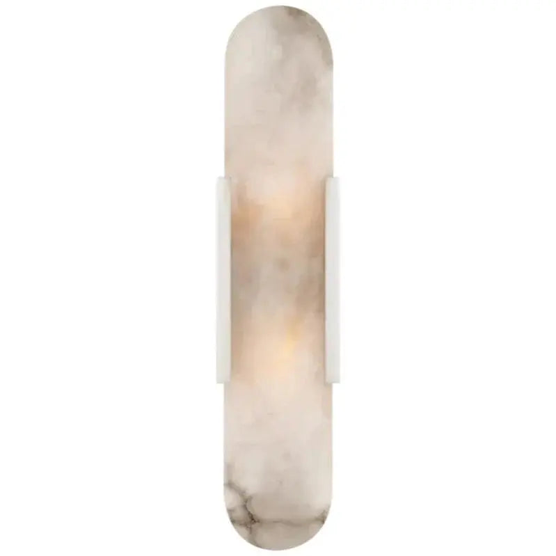 Alabaster Linear kitchen Wall Sconce 13.8&quot;H*4.05&quot;W White  Wall Sconce Fabtiko